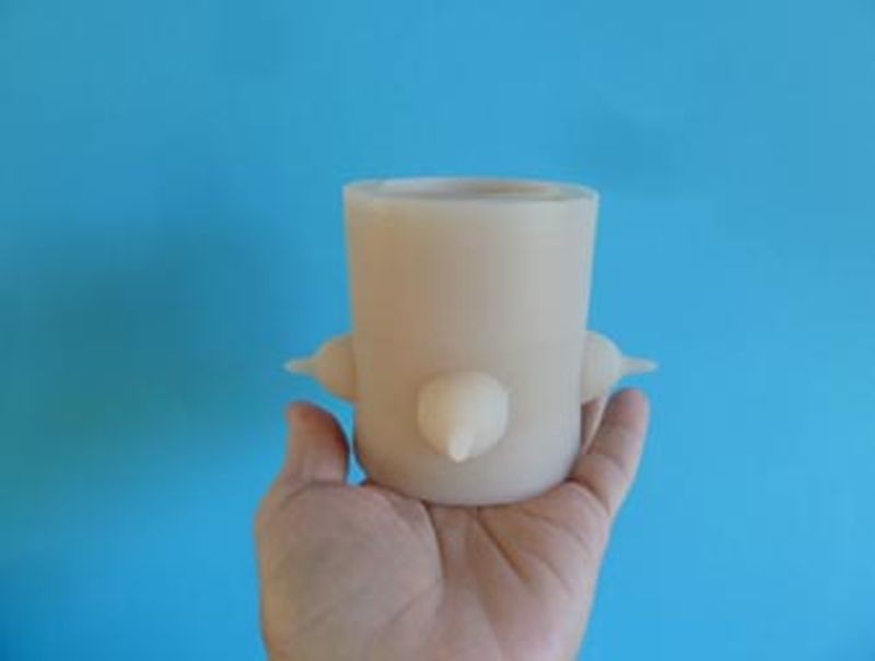 Norrinou Bibi - medium 1, gul med 4 smokker