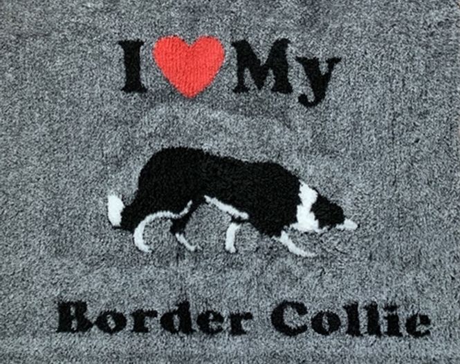Hovedbilde Vetbed grå - I love my border ...